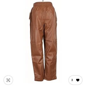 A New Day Cognac Faux Leather Trousers